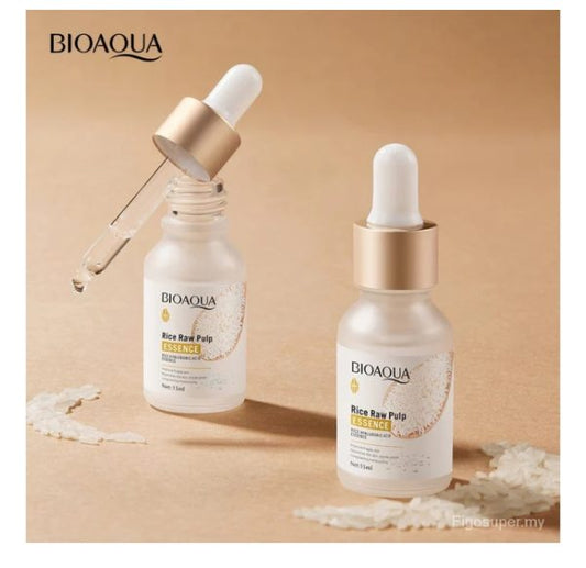Bioaqua Hyaluronic Acid Rice Essence Face Serum | Deep Hydration & Brightening – 15ml