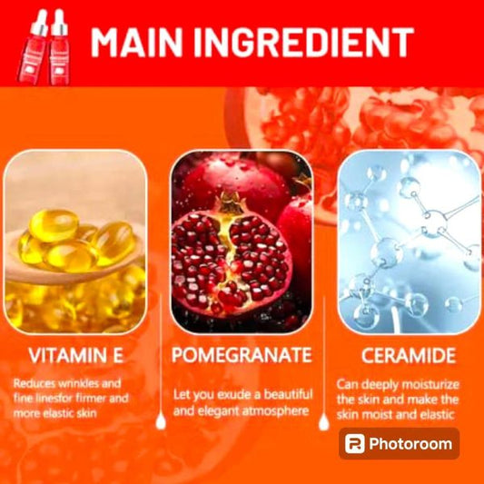 Disaar Pomegranate & Vitamin E Face Serum | Radiance Boosting & Anti-Aging Care – 30ml