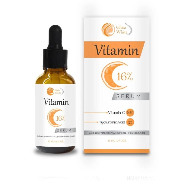Vitamin C Serum For Glowing skin & Dark Spots | Best Quality Skincare Gluta White Vitamin C 16% Serum